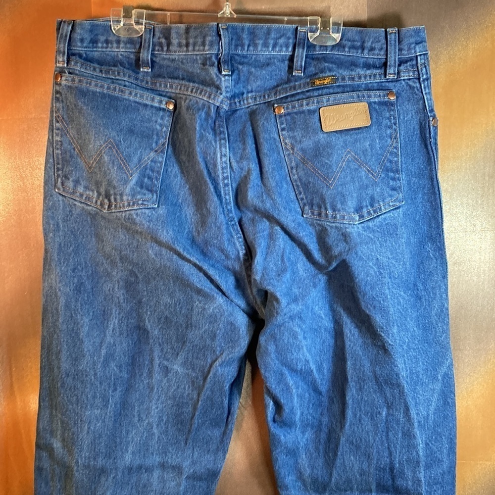 Wrangler 13MWZ Big & Tall Blue Work pants. 42 x 34. 15”‎ rise. 3 available 122. - Picture 3 of 6